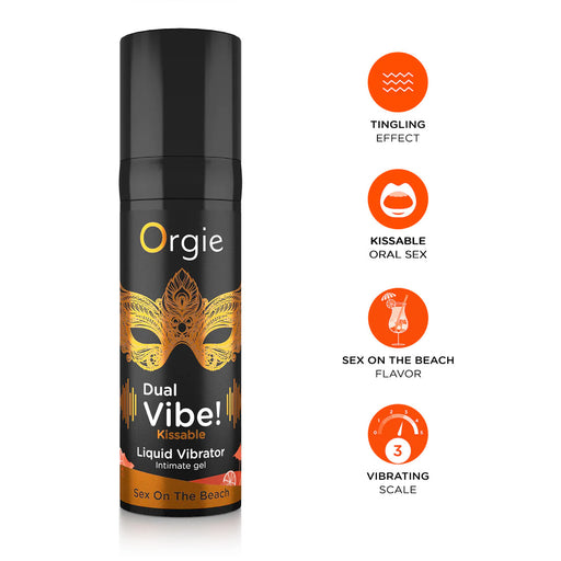 Orgie Dual Vibe Liquid Vibrator Sex On The Beach