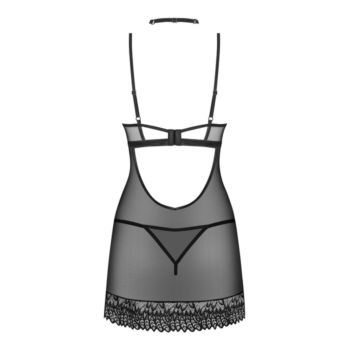 Obsessive Donarella Chemise & String Zwart