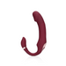 Bendable Vibrating Strapless Strap On Merlot Grape