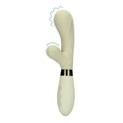 Silicone Rabbit Vibrator Misty Green