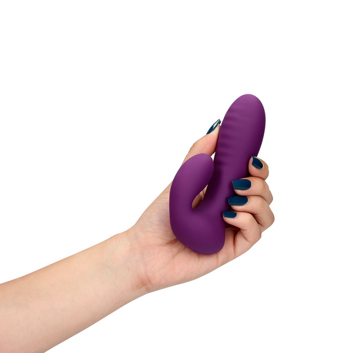 Ultra Soft Silicone G Spot Vibrator Orchidee Purple