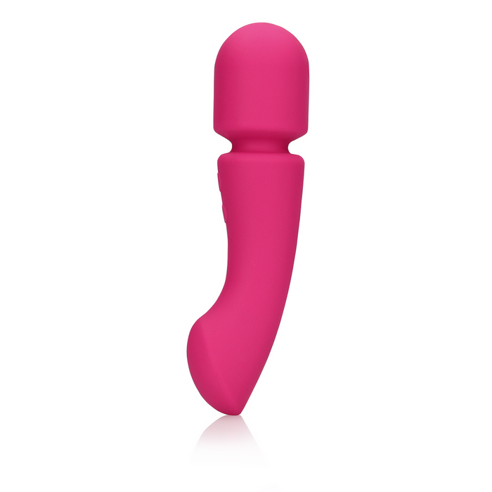 Ultra Soft Silicone Double Sided Wand Vibrator Prestone Pink