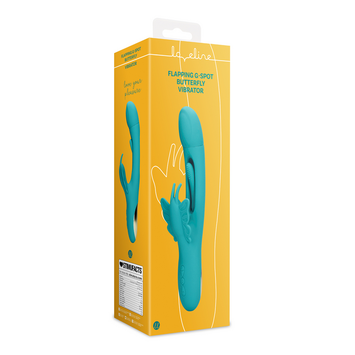 Flapping G Spot Butterfly Vibrator Peacock Blue