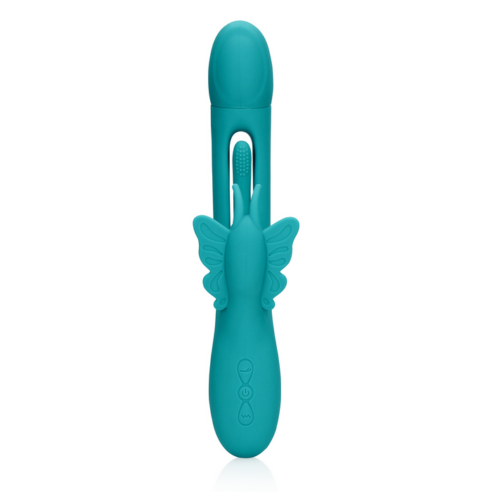 Flapping G Spot Butterfly Vibrator Peacock Blue