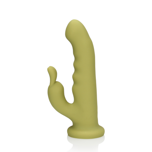 Ultra Soft Silicone Rotating Rabbit Vibrator Spring Sage