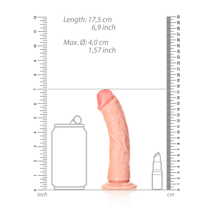 RealRock Gebogen Realistische Dildo 15,5 Cm