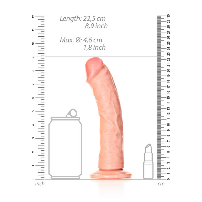 RealRock Gebogen Realistische Dildo 20,5 Cm