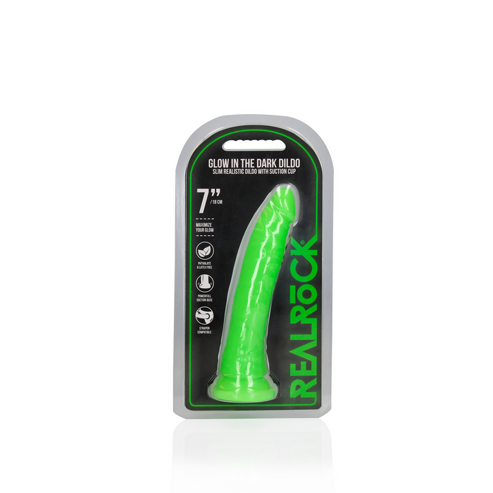 RealRock Realistische Dildo Glow In The Dark 18 Cm