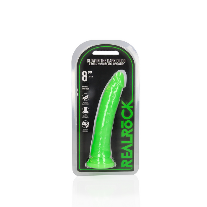 RealRock Realistische Dildo Glow In The Dark 20 Cm