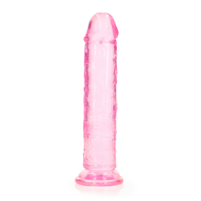 RealRock Crystal Clear Dildo 18 cm