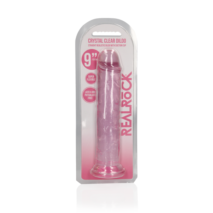 RealRock Crystal Clear Dildo 23 cm