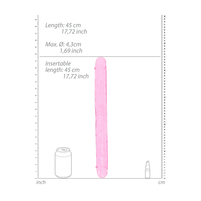 RealRock Dubbele Dildo 45 Cm