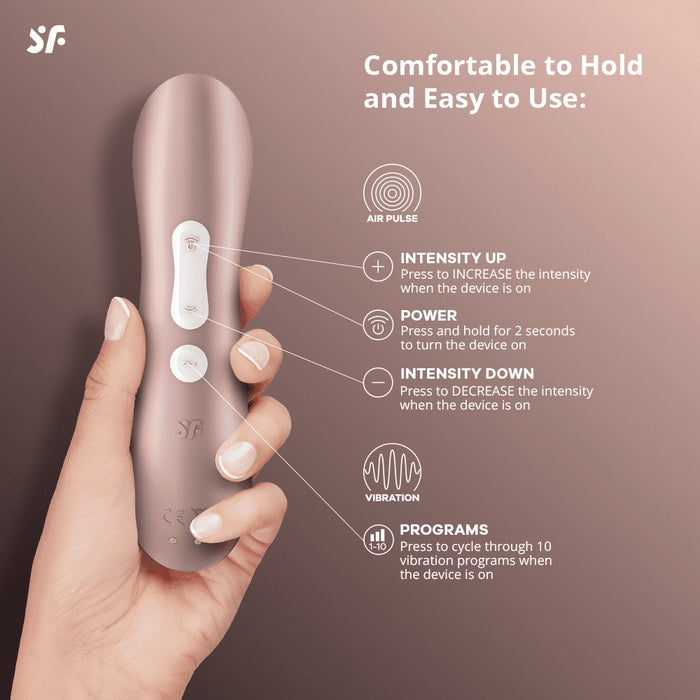 Satisfyer Pro 2+ Vibration Luchtdruk Vibrator